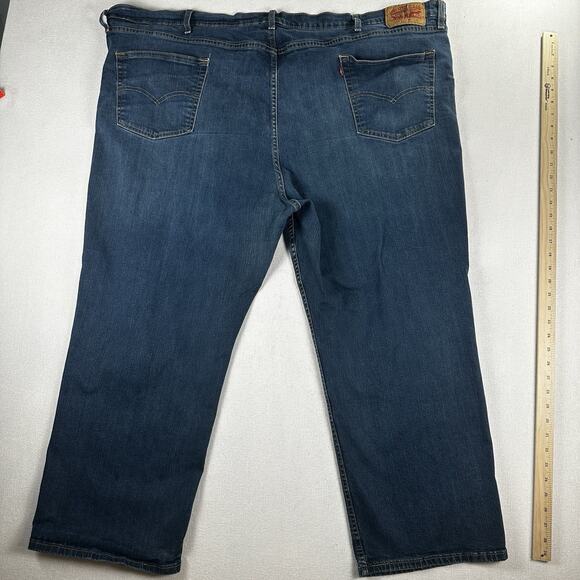 Levi's 559 Relaxed Straight Denim Jeans Men's Big Man Size 55x30 - Picture 12 of 14